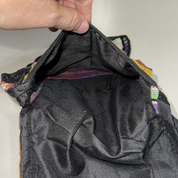 Rising International 100% Cotton Tye Dye Sugar Skull Medium Sized Crossbody Bag - Picture 5 of 7